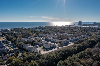 Aerial view of grande view apartments